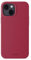 holdit Silikonhülle iPhone 14/13-0,8mm Ultra dünn Handyhülle Silikon - Trendy Slim Silicone case mit Voller Schutz (erhöhte Kante für Kameraschutz) - Red Velvet