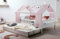 TiCAA Kinderbett Hausbett mit Tüll Kim