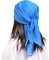 MEANBEAUTY Pañuelo Cuadrado de Satén Para Mujer 70 x 70 cm Pañuelos de Seda Multifunción Bandana -Saphirblau