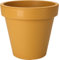 Muddy Hands 60cm Mustard Yellow Large Plant Pot Outdoor Garden Round Flower Tree Plastic Planter