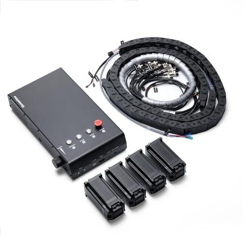 Genmitsu Close-Loop Stepper Motor Set, 4PCS 60-100 Closed Loop Stepper Motors with Chain Cables, New Design GRBL-Based Control Box Upgrade Kit for PROVerXL 4030 CNC