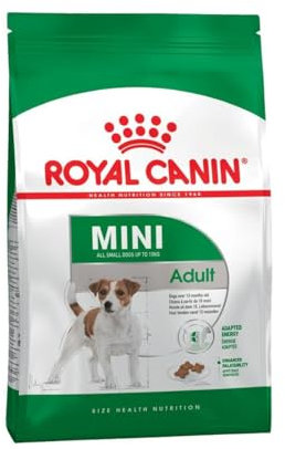 Royal Canin Mini Adult | 800 g | Alleinfuttermittel für Hunde Kleiner Rassen | Omega -3 Fettsäuren für Haut und Fell | Abgestimmter Energiegehalt und angepasste Krokettengröße