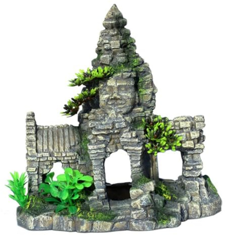 Yardwe Fish Tank Dekoration Buddha Statue Hiding House Für Aquarien Fisch Tempel Unterschlupf Wassersicherer Zierartikel Für Aquarienlandschaften