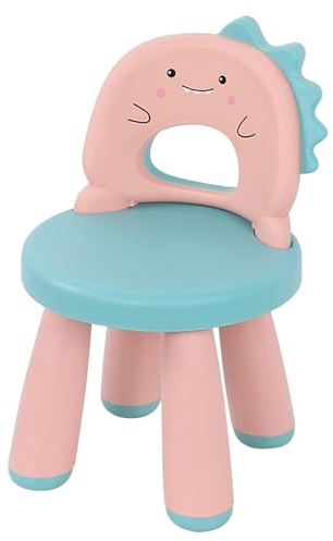 Wpsagek Kinderstuhl, Niedlich Dinosaurier Design Kinder Stuhl, Kinder Kunststoff Kinderstuhl Für Innen Und Außen, 26cm Sitzhöhe