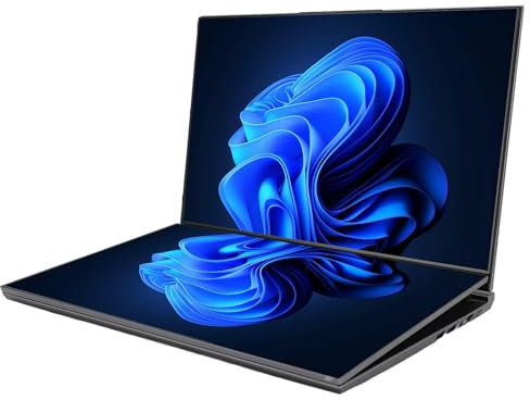 16-Zoll-2-in-1-Laptop, 2256 X 1504 HD-Dual-Touchscreen-Laptop, I7 1270P-CPU, DDR5 16 GB, 128 GB SSD, 180° Faltbarer Notebook-PC, 9000 MAh Lange Akkulaufzeit, für Win 11 Pro
