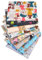 BrightGlow 8 Stück 25 * 20cm Baumwollstoff Stoffpakete 100% Baumwolle Quiltingstoff Bündel ZUN Nähen DIY Handwerk Patchwork Stoffe Baumwolltuch Quilting Stoffreste Katzen & Hunde