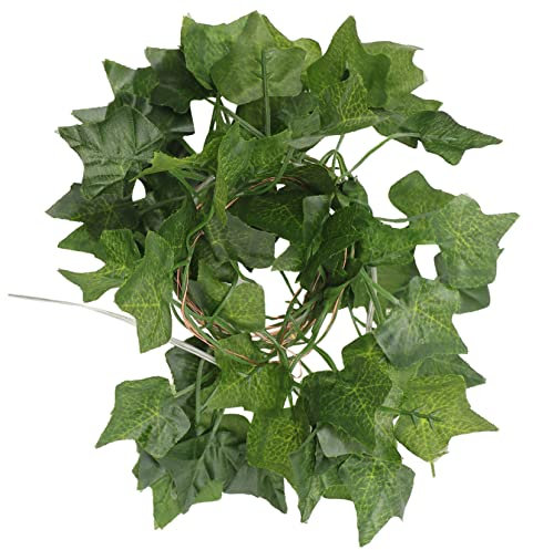 BCOATH Kletterpflanze Mit Lichtern Leds Led Lichterkette Künstliche Lampe String Zimmer Licht Dekoration Für Hochzeiten Feiern Und Romantische Anlässe