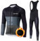 UGLY FROG 24ZRTZ01 Herren Radsportanzüge mit Thermofleecefutter Langarm Winter Radtrikot Set Radfahren Kleidung Langärmeliges Fahrradtrikot Fahrradhose mit Sitzpolster + Gel Pad