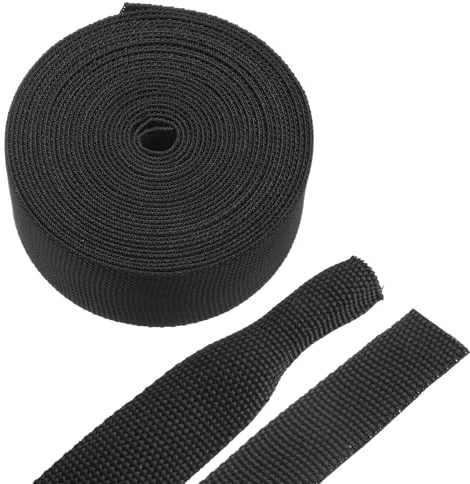 sourcing map Tressé Manchon de câble rétractable en PET 2:1 pour harnais, protection des câbles réseau, gestion des câbles réseau, 2,2 cm, 4,9 m, noir