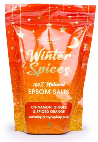 Elysium Spa Winter Spices Epsom Salts - Cinnamon, Ginger & Spiced Orange