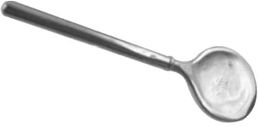 MUSISALY Augencremestift esslöffel spoons cosmetic Gesichtsmaske mouth mask Feuchtigkeitscreme Gesichtsöl Gesichtswerkzeuge für die Hautpflege Feuchtigkeitsapplikator Zinklegierung Silver