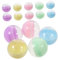 Cabilock 50pcs Semi-Transparent Macaron Color Capsules for Vending Machines, Fillable Containers for Candy Storage DIY Balls - 60mm