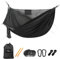 Travel Bird Camping Hängematte mit Moskitonetz und Firstseil, Extra Groß für 2 Personen 290 x 140cm, All-in-One Schnell Offen Ultraleichte Doppelhängematte für Draußen, Wandern, Reisen