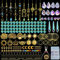 IcosaMro 400 Pieces Sun Catchers Arts and Crafts for Adults, Crystal Suncatchers Craft Kit for Adults, Suncatcher, DIY Prism Making, Interior Window Accessories