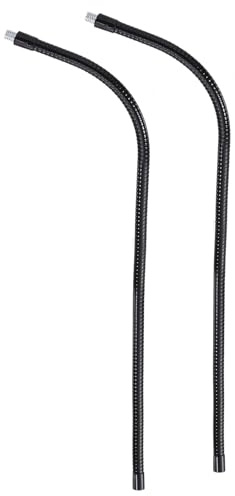 Awclub 400mm Flexible Gooseneck Tubing, 1/4-20 Female to Male Thread Universal Arm Gooseneck Extension Holder for Microphone, Tripod Phone, Camera, LED Video Lights 2 Pack