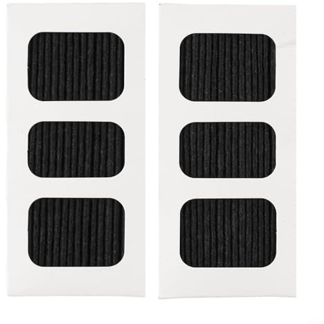 Air Filter Set for Refrigerators 2 Pack, Activated Carbon Replacement for Series