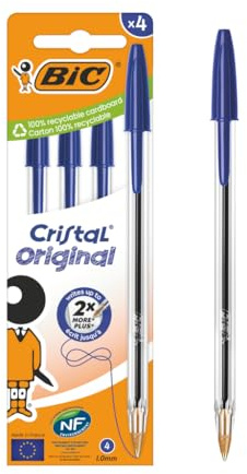 BIC Cristal Original - 4 bolígrafos