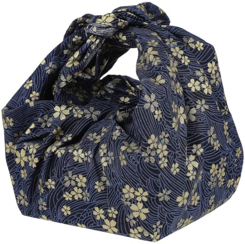 Uzztfa Bento Wrapping Cloth Japanese Style Handkerchief Lunch Bandana Cover Bag Gift Box Packaging Cloth for Home Outdoor Picnic Bento Decor