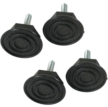 Distri+ - Lot de 4 Pieds réglables pour machine à laver - M8 x 35/50 mm - UNIVERSEL