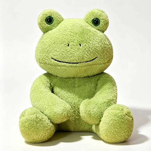 HAUZMLL Frosch Plüschtiere Deko Figur Frog Plush Toy Cartoon Frosch Puppen Plüsch Kuscheltier Geschenke für Jugendliche