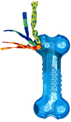 Petstages Orka Mini Bone - Knochen-Kauspielzeug für Hunde - Royalblau