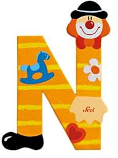 Trudi 81750 - Buchstabe Clown N (farblich sortiert)