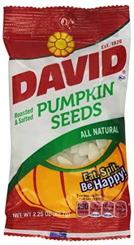 David's Pumpkin Seeds, 2.2500-ounces (Pack of12)