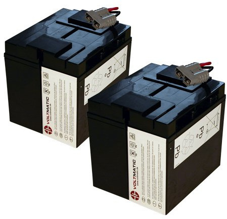 Batteria per gruppo di continuità RBC55 per impianti APC UPS (plug and play)