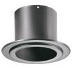 Artículo para chimeneas, colección Legna - Empalme para pared con rosetón, acero pintado, diámetro: 150 mm; diámetro 1: 250 mm; altura: 150 mm