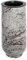 Afterglow Stilvolle Grabvase Classic aus echtem Granit Orion hell Höhe 20 cm/Ø 10 cm Grabschmuck wetterfest frostsicher Granitvase mit Kunststoffeinsatz Friedhofsvase