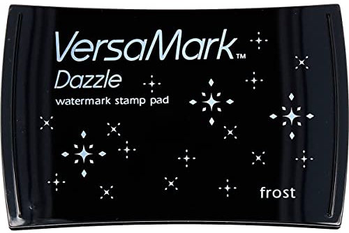 Tsukineko VersaMark Wasserzeichen Stempelkissen, Frost, Synthetic Material, durchsichtig, 9.9 x 6.6 x 1.8 cm
