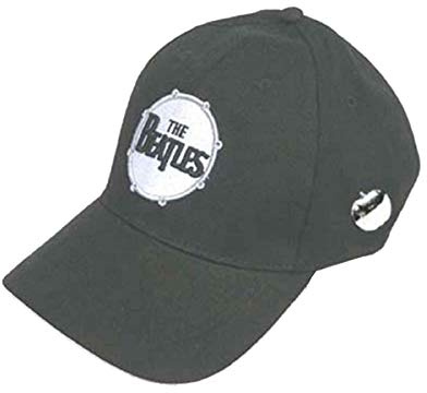 ROCKOFF Baseball Cap: Drum (Canvas), Schwarz, Einheitsgröße, Offizielles Lizenzprodukt von Rock Off, Anpassbar, Unisex, Herren, Cap, Schwarz
