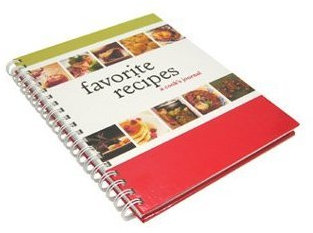 BookFactory® Rezeptbuch/Rezept Tagebuch/Rezept Notizbuch/Blanko Kochbuch – A Cook 's Journal, 150 Rezept Seiten, Wire-O-Bindung, 20.3 x 25.4 cm (jou-150–7 cw-vs (Rezept Zeitschrift))