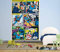 1Wall Superman Comic Strip Feature Wall Wallpaper Mural 1.58 x 2.32m, Wood, Multi-Colour, 1 x 158 x 232 cm