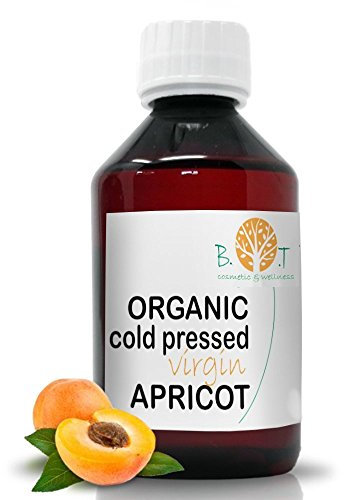 Bio Aprikosenkernöl Kaltgepresst Gesicht, Körper & Haarpflege Verjüngend & Feuchtigkeitsspendend Geeignet für empfindliche Haut Fördert das Haarwachstum, 250 ml