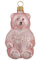 Hamburger Weihnachtskontor - Christbaumschmuck - Teddy mit Herz Baby´s First, Hellrosa