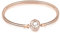 GNOCE Charm Bracelet Sterling Silver 18k Rose Gold Plated DIY Snake Chain Love At First Sight Basic Charm Bracelet With Gnoce Logo Bangle with Clasp (Rose Gold, 17)