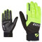 Ziener Erwachsene DALLEN TOUCH long Fahrrad-, Mountainbike-, Radsport-Handschuhe | Langfinger mit Touchfunktion - atmungsaktiv/dämpfend/winddicht/Softshell, poison yellow, 6,5