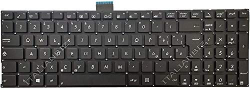 Tastiera italiana compatibile per Asus P2520LA-XO0520T P2520LA-XO0526D P2520SA P553 P553LA P553MA P553MA-BING-SX1181B P553MA-BING-SX349B P553MA-BING-SX386B P553MA-BING-SX387B P553MA-BING-SX627B P553UA