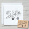 NEWSTAMPS Stempel Weihnachtsschmuck Motivstempel aus Holz & Gummi zum Karten und Geschenke basteln, Holzstempel für Weihnachten, Weihnachtskarte, Tannenbaum, Scrapbook, Textilstempel, Deko, Freunde
