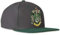 Logoshirt®️ Harry Potter I Slytherin I Logo I Snapback Cap I Kappe I Damen & Herren I Bestickt I verstellbar I grau/grün I Lizenziertes Originaldesign