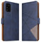 BININIBI Samsung Galaxy A41 Hülle, Klapphülle Samsung a41 hülle schutzhülle, Handyhülle Samsung a41 mit [Kartenfach] [Standfunktion] [Magnetisch] für Samsung Galaxy A41 lederhülle, Blau