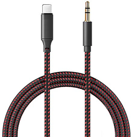 Aux Cable for iPhone in Car 3.5mm Aux Adapter Aux Lead Aux cord Compatible with iPhone 11/X/8/7 for Car Stereo/Headphones/Speaker