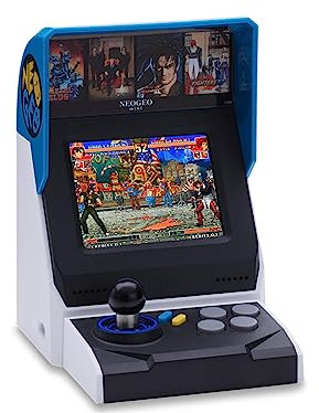 NEOGEO Mini International Edition, NEO GEO Mini Arcade Game Console, 40 Giochi SNK con Licenza Ufficiale Precaricati, Come King of Fighters, ecc, Schermo LCD da 3,5/HDMI/Adulti/Bambini/Compleanno