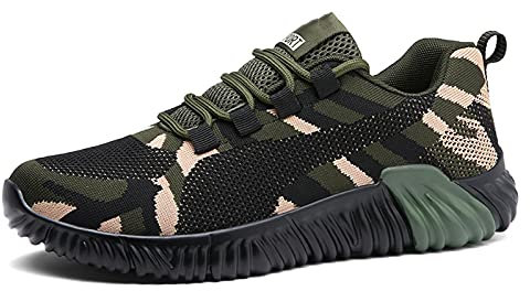 Faxkjeuls Camouflage Mode Sneakers Frauen Sommer Atmungsaktive Freizeitschuhe Männer Armee Grün Licht Turnschuhe Plus Size Lover Schuhe Armee Grün 44