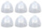 10PCS Hearing Aid Domes, Open Domes Replacements Eartip (8 mm）Universal Domes for Hearing Aids, Hearing Aid Domes for Oticon Replacements Soft Silicone Earbud for The Elderly