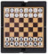 JISADER Pocket Chess Board Magnetic Folding Board Travel Portable Set