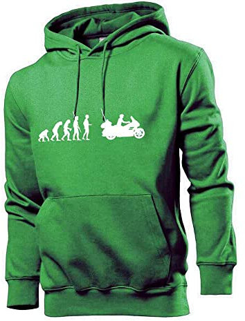 Generisch Evolution Dart Männer Hoodie Sweatshirt Grün XXL