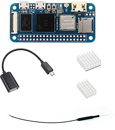 youyeetoo Banana pi M2 Zero Open Source Singal Board Computer, 512MB SDRAM Mini HDMI a bordo WiFi (AP6212) e Bluetooth, supporto Raspbian Android Armbian RetroPie Ubuntu (dissipatore di calore)