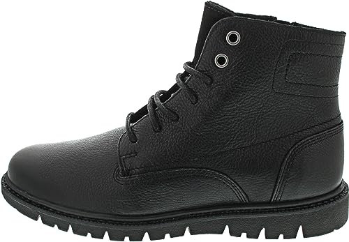 Geox U Ghiacciaio, Stivale alla Caviglia Uomo, Nero, 43 EU